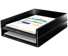 Leitz 53610095 stalinis dokumentų dėklas Polistirenas Juoda