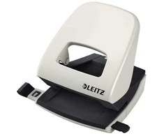 Leitz NeXXt skylamušis 5008, 2 skylės, 30 lapų, 30 lapų, juoda, pilka, metalas, plastikas, 8 cm, 5,5 mm, A4