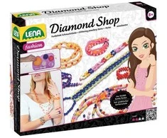 Lena Diamond Shop, Vaikiškų papuošalų gamybos rinkinys, 8 metai, Įvairių spalvų, 6 vnt.