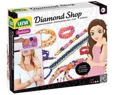 Lena Diamond Shop, Vaikiškų papuošalų gamybos rinkinys, 8 metai, Įvairių spalvų, 6 vnt.