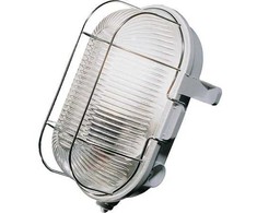 Solar Plus Sieninis ir lubinis šviestuvas su E27 lizdu - maks. 60 W, skaidrus dangtelis, pilkas