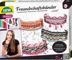 Lena 42117, Vaikiškų papuošalų apyrankių gamybos rinkinys, 8 metai, Įvairių spalvų