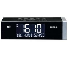 Radijo žadintuvas Lenco LENCO CR-640BK DAB+/FM Stereo radio budzik su BT i 2x4W RMS