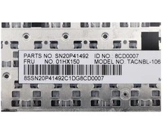 Lenovo 01HX150, Klaviatūra, Prancūziška, Lenovo, Thinkpad T580/P52s