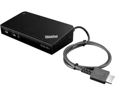 Lenovo 03X6300, Laidinis, OneLink+, 3,5 mm, 10, 100, 1000 Mbit/s, Juoda