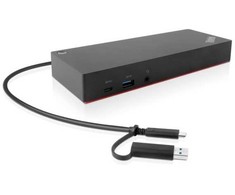 Lenovo 40AF0135EU, Wired, 10,100,1000 Mbit/s, Juodas, 4K Ultra HD, 3840 x 2160 pikselių, Lenovo
