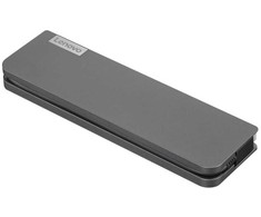 Terminal sieciowy Lenovo Lenovo 40AU0065UK doko stotelė Przewodowa USB 3.2 Gen 1 (3.1 Gen 1) Type-C Juodas
