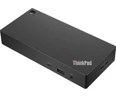 Lenovo „ThinkPad“ universalus USB-C dokas, laidinis, USB 3.2 Gen 1 (3.1 Gen 1) Type-C, 10, 100, 1000 Mbit/s, juodas, 4K Ultra HD, 3840 x 2160 pikselių