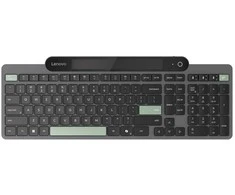 Klaviatūra Lenovo 4Y41R69500, viso dydžio (100 %), belaidis, „Bluetooth“, stūmoklio rakto jungiklis, juodas, žalias