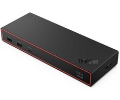 Lenovo „ThinkPad“ USB4 išmanusis dokas 5500, laidinis, juodas