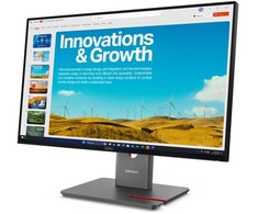 Lenovo ThinkVision P24QD-40 Monitorius, 60.5 cm (23.8"), 2560 x 1440 pikselių, Quad HD, LCD, 6 ms, Juodas
