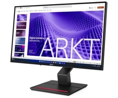 Lenovo ThinkVision T24D-4t Monitorius, 60.5 cm (23.8"), 1920 x 1080 pikselių, Full HD, LCD, 6 ms, Juodas