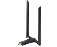 Level One LevelOne AC1200 dviejų dažnių belaidis USB tinklo adapteris, 1-13 kanalas, belaidis, USB, WLAN, Wi-Fi 5 (802.11ac), 867 Mbit/s, juodas