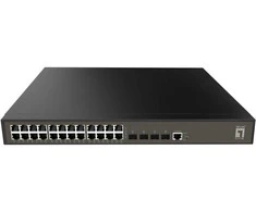 Šakotuvas Level One Switch LevelOne GEL-2871 network connections Zarządzany L2+ Gigabit Ethernet (10/100/1000) 1U Juodas