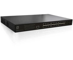 Šakotuvas Level One Jungiklis LevelOne 24x GE GEP- 2861 4xGSFP 19 "390W 24xPoE +