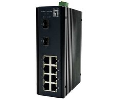 Šakotuvas Level One Carruzzo LevelOne IGU-1071 tinklo komutatorius Valdomas L2+ Gigabit Ethernet (10/100/1000) Juoda