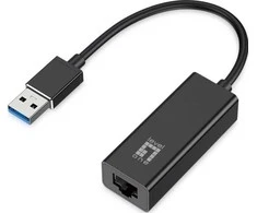 Level One „LevelOne“ gigabito USB tinklo adapteris, Laidinis, RJ-45, USB, 1000 Mbit/s, Juoda