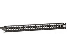 Leviton Brand Rex Brand-Rex MMCPNLX24SIJ2MIL, juoda, anglinis plienas, 482,6 x 121,2 x 44,4 mm, 690 g