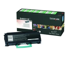 Lexmark E460 itin didelio našumo kasetė, juoda