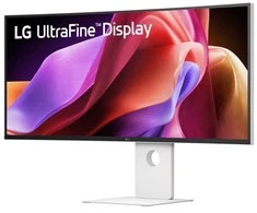 LG itin platus 40WT95UF-W LED monitorius 100,9 cm (40 colių), baltas/juodas, 5K2K, „Nano-IPS“, lenktas, „Thunderbolt 5.0“, KVM jungiklis, grandinės jungimas, 120 Hz panelė (40WT95UF-W.AEU)