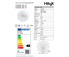 Light Solutions Aps „HiluX D1 Gen3“ – viso spektro LED įleidžiamas prožektorius – 2,8 W – Ra97 3000 K – juodas