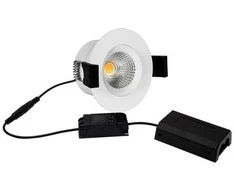 Light Solutions Aps „HiluX D8 Tilt360“ – viso spektro LED įleidžiamas prožektorius – Ra97 – 3000K – baltas