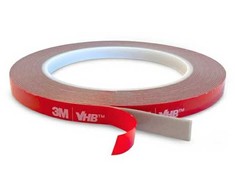Light Solutions Aps „Light Solutions“ 3M VHB dvipusė lipni juosta – 8 mm pločio – 5 m ritinėlis