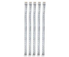 Light Solutions Aps „Light Solutions“ laidas, skirtas „Philips Hue LightStrip V4“ – 15 cm – baltas – 5 vnt.