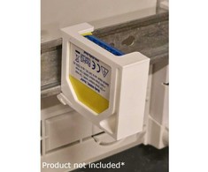 Light Solutions Aps „Light Solutions“ DIN bėgelio adapteris 1-os kartos įrenginiams („Shelly RGBW 2“ ir „Shelly Dimmer 2“)