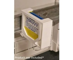 Light Solutions Aps „Light Solutions“ DIN bėgelio adapteris 1-os kartos įrenginiams („Shelly RGBW 2“ ir „Shelly Dimmer 2“)