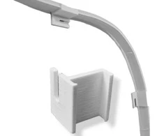 Light Solutions Aps „Light Solutions“ laikiklis, skirtas „Hue Lightstrip V4“ + 90° gradientui – 10 vnt.