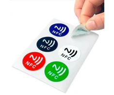 Light Solutions Aps „Light Solutions“ NFC žymė – NTAG213 – Spalvoti lipdukai – 6 vnt.