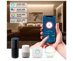 Light Solutions Aps „Light Solutions“ laidinis „Zigbee“ šviesos reguliatorius – kojinis jungiklis – baltas