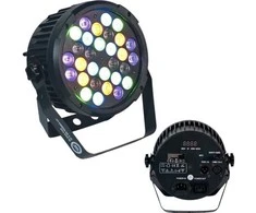 Sieninis šviestuvas LIGHT4ME LIGHT4ME Juodas PAR 30x3W RGBA-UV LED reflektor sceniczny estradowy