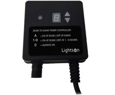 Sieninis šviestuvas Lightson Šviesos jutiklis/laikmatis, maks. 150 W, IP44