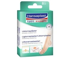 Nuospaudų pleistrai Hansaplast 6,8 x 1,9 cm balti su salicilo rūgštimi – sterilūs