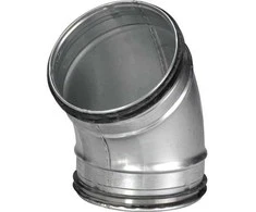 LINDAB alkūnė BU 160 45. Presuota, suvirinta viela. Tinka vamzdžiams, nipelio matmenys.