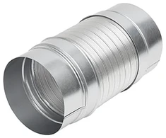 Lindab lankstus aliuminio vamzdis DRATMF 160 x 1000 mm su MF matmenimis (suspaustas iki 350 mm)