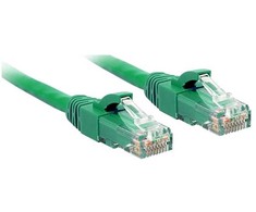 Tinklo Kabelis - LINDY Cat.6 U/UTP Tinklo Kabelis, RJ45, M/M, 250MHz, 0.3 m, Žalias