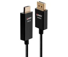 Adapteris - LINDY DisplayPort į HDMI 4K60Hz Adapteris 18Gbps 0.5 m