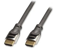 Lindy 0,5 m auksinis HDMI kabelis, 0,5 m, HDMI A tipo (standartinis), HDMI A tipo (standartinis), 10,2 Gbit/s, juodas