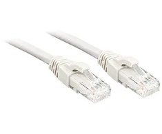Tinklo Kabelis - LINDY Cat.6 U/UTP Tinklo Kabelis, M/M, 250MHz, RJ45, 10 m, Baltas