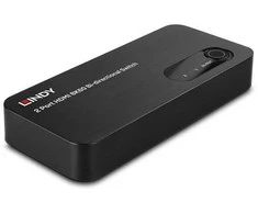 AV Jungiklis - LINDY 2 Prievadai HDMI 8K60 Dvipusis Jungiklis 7680x4320@60Hz HDMI 2.1