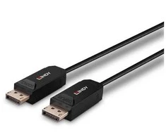 Lindy DisplayPort Laidas - AOC 15m DP 2.0 UHBR10 7680x4320 40Gbps Auksu Padengtas