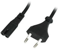 Maitinimo Laidas - LINDY Euro Kištukas į C7 Maitinimo Laidas, 3 m, Juodas
