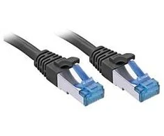 Tinklo Kabelis - LINDY Cat.6A S/FTP TPE Tinklo Kabelis, RJ45, M/M, 500MHz, 15 m, Juodas