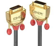 Lindy Vaizdo Laidas - 20m DVI-D Dual Link M/M 2560x1600 60Hz Auksu Padengtas