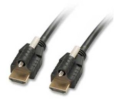 HDMI kabelis - Lindy didelės spartos užraktas 5 m