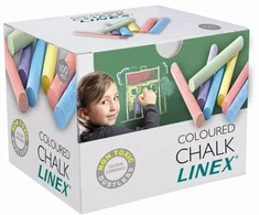 Linex 100412203, 100 vnt., mėlyna, žalia, violetinė, raudona, geltona, 5 spalvos