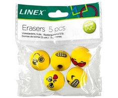 Linex LINEX EMOJI pieštukų trintukai, pakuotėje 5 vnt., 400114751